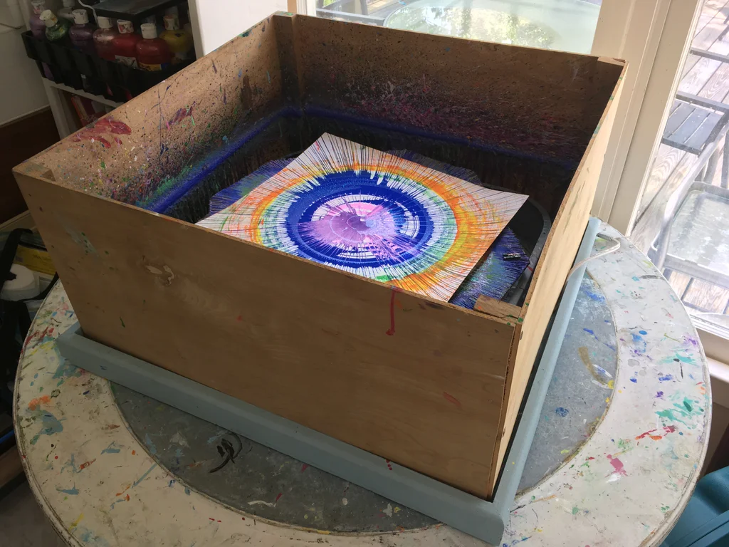 How to make a Paint Spinner from a Box fan