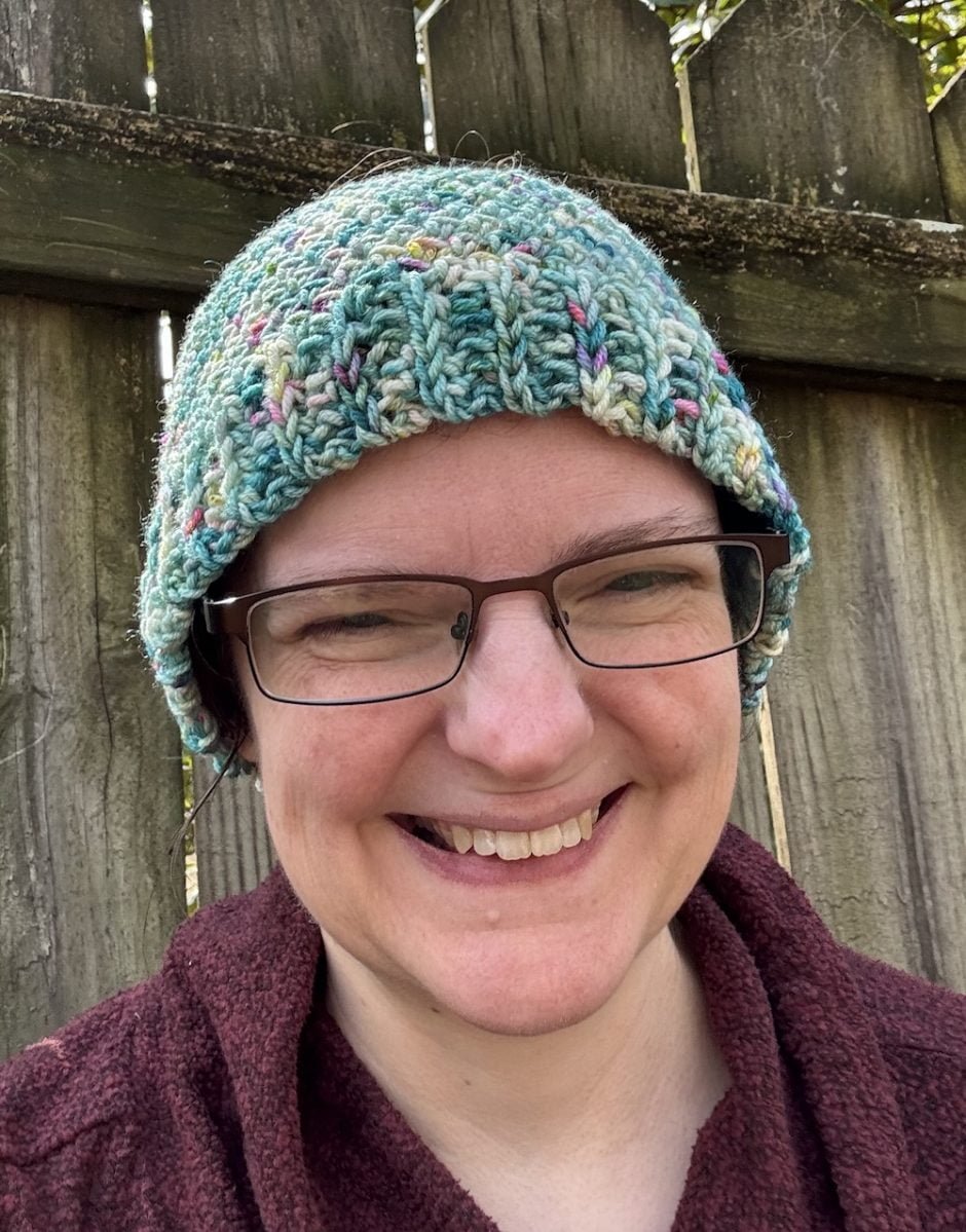 Eureka Messy Bun Hat Crochet Pattern