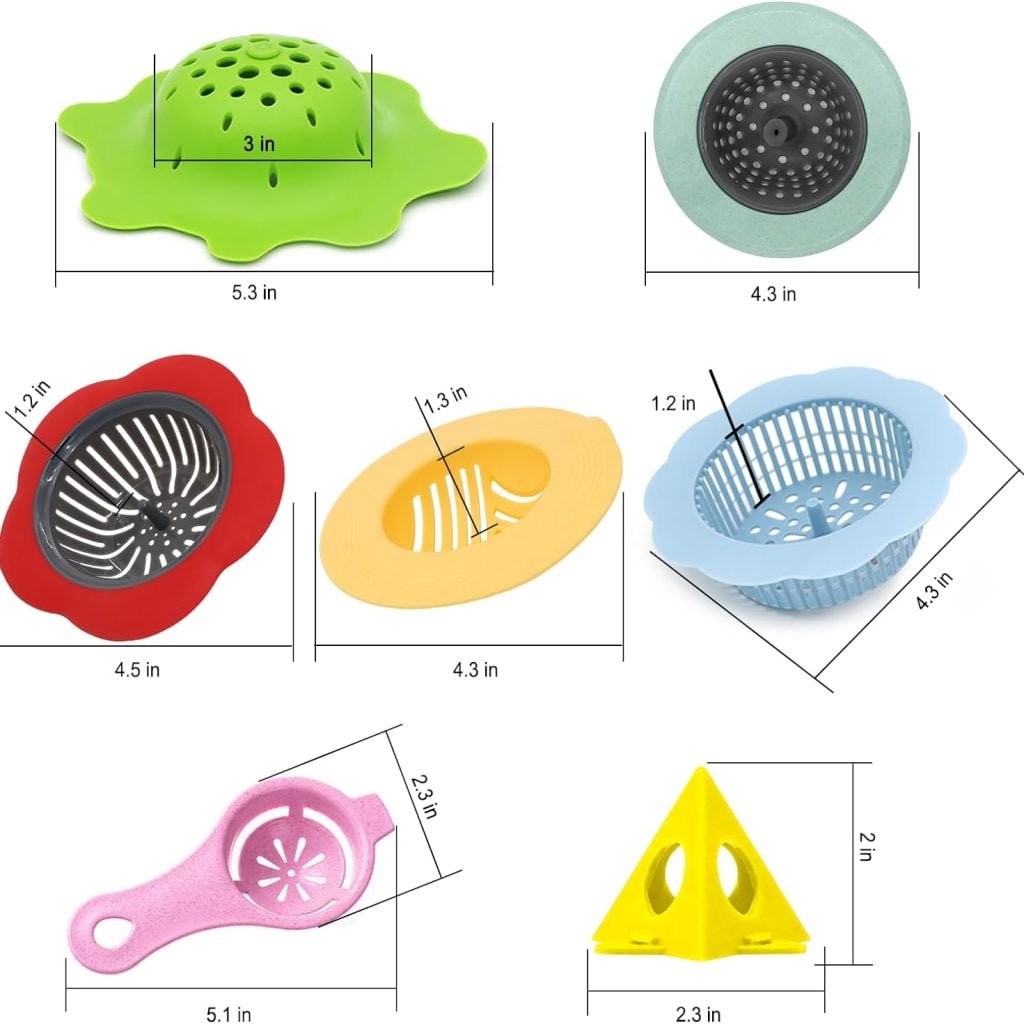 AngelaAlex Acrylic Pouring Strainers, 5 PCS Flow Painting Tools Christmas DIY Kits Drawing Sets Flower Strainers Plastic Silicone Drain Basket Unique Pattern Train Art Supplies