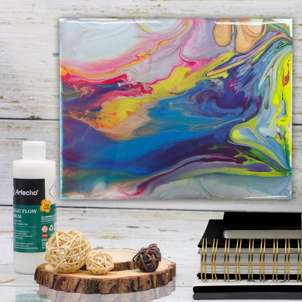 Artecho Pouring Effects Medium 8oz / 236ml, Acrylic Medium for Acrylic Paint, Premium Acrylic Paint Thinner