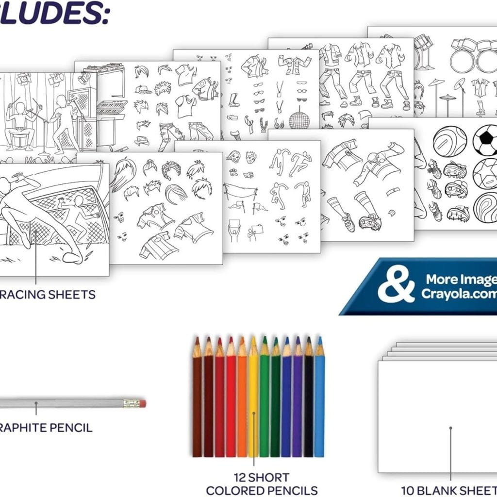Crayola Light Up Tracing Pad - Blue, Tracing Light Box for Kids, Drawing Pad, Kids Toys, Gifts for Boys Girls, Ages 6, 7, 8