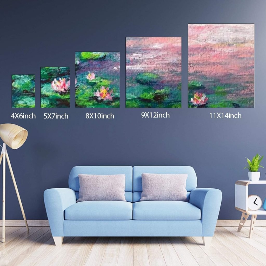 Simetufy Canvas Boards for Painting, 52 Pack 8 x 10 Inch Blank Canvas for Painting Using Acrylic Paint or Oil (Pre-Primed)