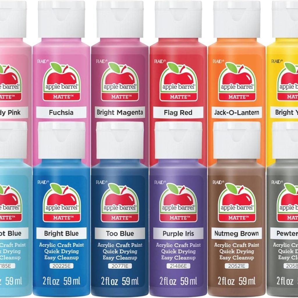 Vibrant Spectrum Collection Acrylic Craft Paint, PROMOABIII, 2 fl oz each, 16 assorted matte colors, 16 count