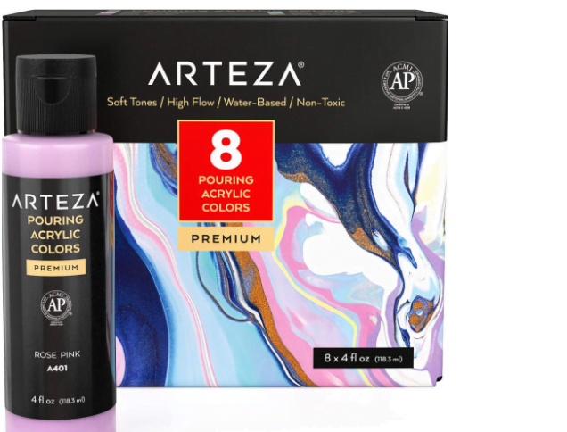 ARTEZA Acrylic Pouring Paint Set Review