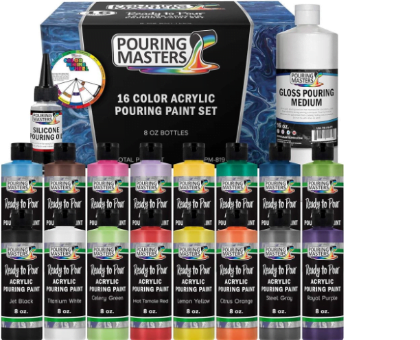 U.S. Art Supply Pouring Masters Paint Set Review