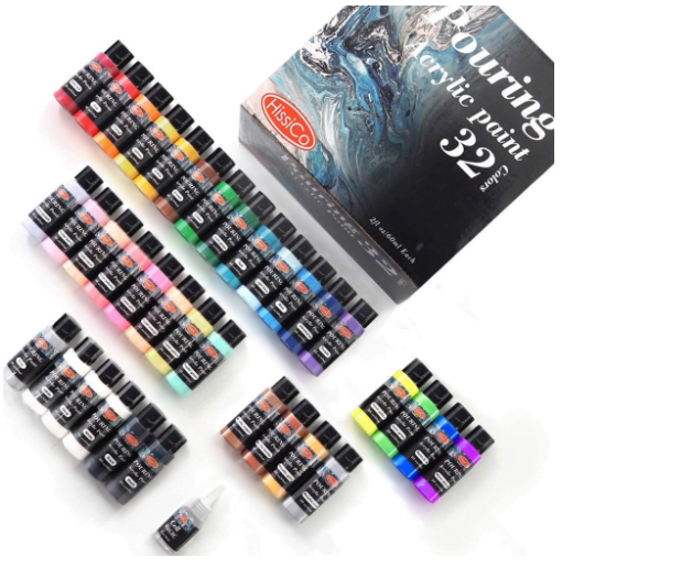 Acrylic Pouring Paint Kit Review