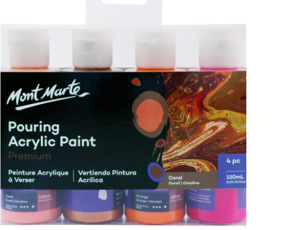 Mont Marte Acrylic Pouring Paint Set Review