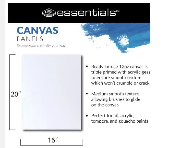 Royal & Langnickel Essentials 16×20 Canvas Panel Review
