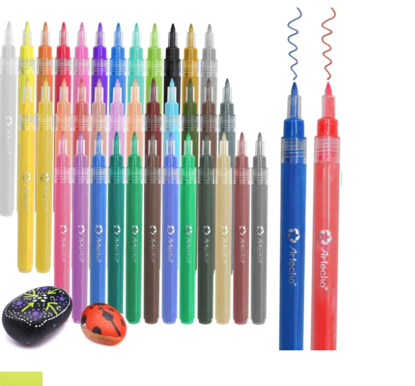 Artecho 36 Colors Extra Fine Tip Paint Pens Review