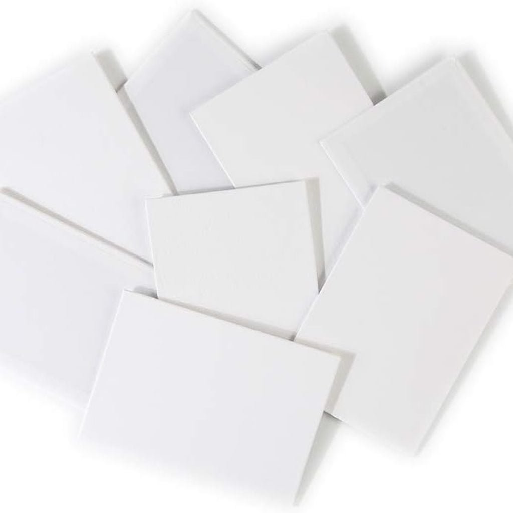 Madisi Painting Canvas Panels 72 Pack, 5X7, Classroom Value Pack Art Canvas