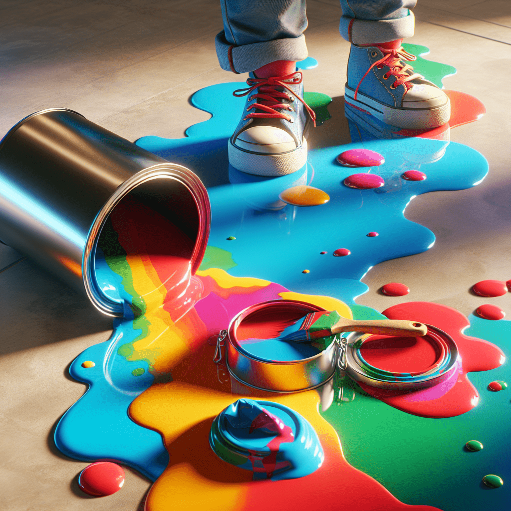 The Hazards of Paint Pouring and Your Children