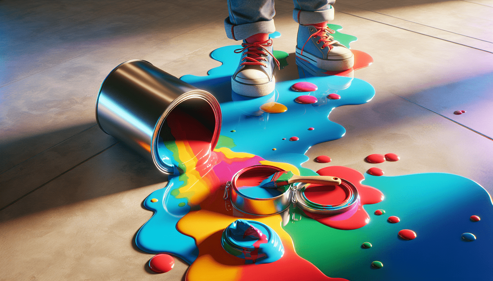 The Hazards of Paint Pouring and Your Children