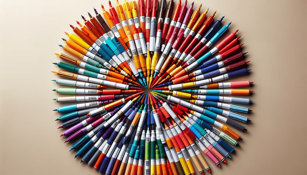 30 Colors Dual Tip Acrylic Paint Markers,Fine Tip and Brush Tip Permanent Acrylic Paint Pens For Rock Painting, Canvas, Wood, Glass, Ceramic, Fabric, Plastic, Egg, Scrapbook,Art Painting Supplies Kit