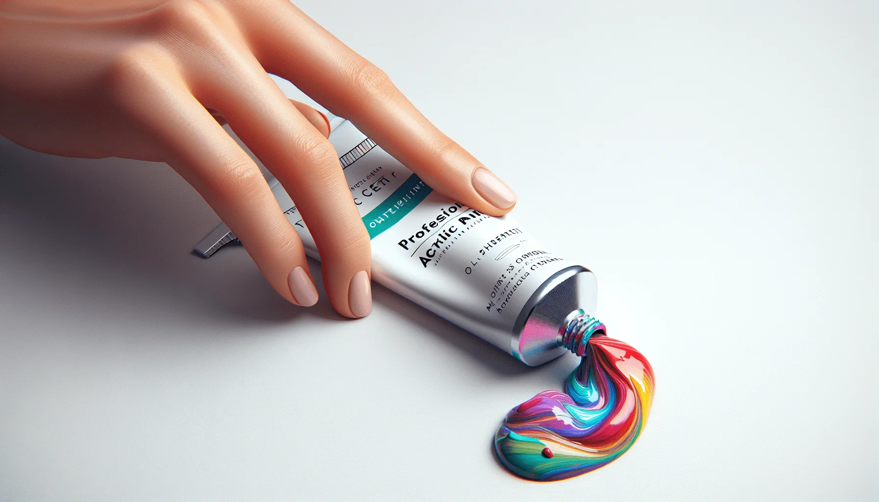 artecho professional acrylic paint set 24 basic colors tubes 60ml 202oz art craft paints for canvas rock wood fabric art