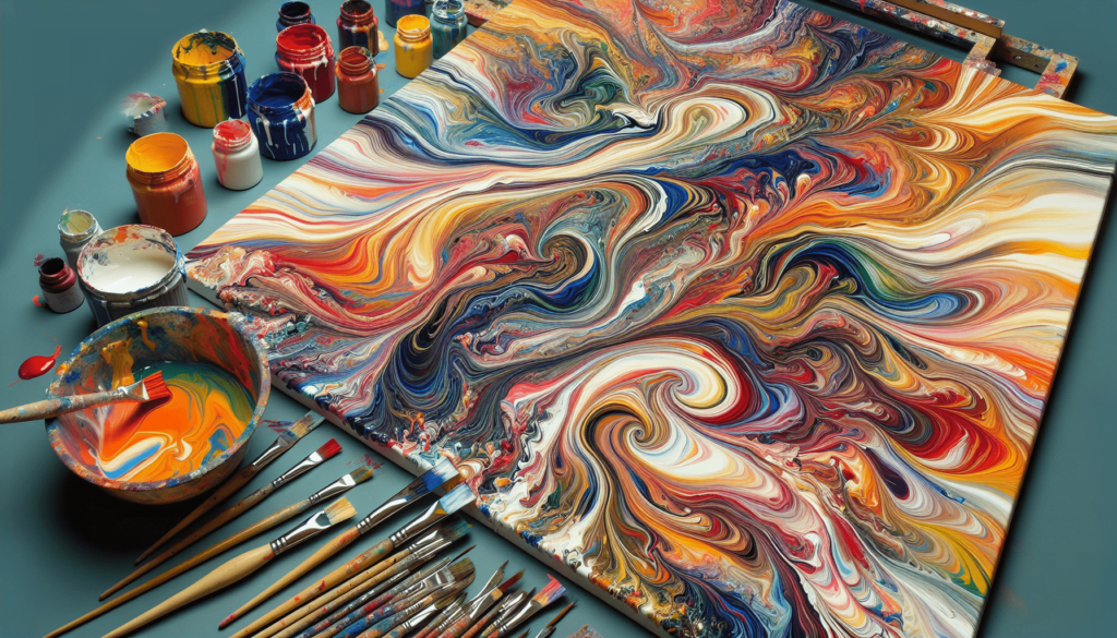 How to layer colors for an acrylic pour - It matters!