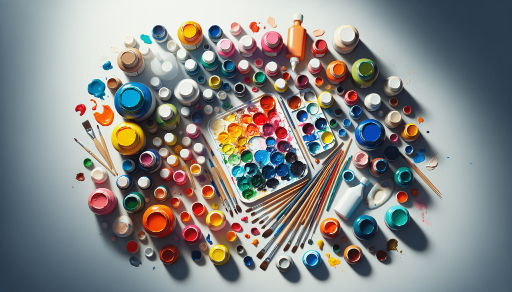 Shuttle Art Acrylic Paint Set, 36 Colors Acrylic Paint with Brushes Palette, 2oz Bottles, Rich Pigments Non-toxic Paint for Artists Kids Adults, Art Supplies for Canvas Rock Ceramic Wood Painting